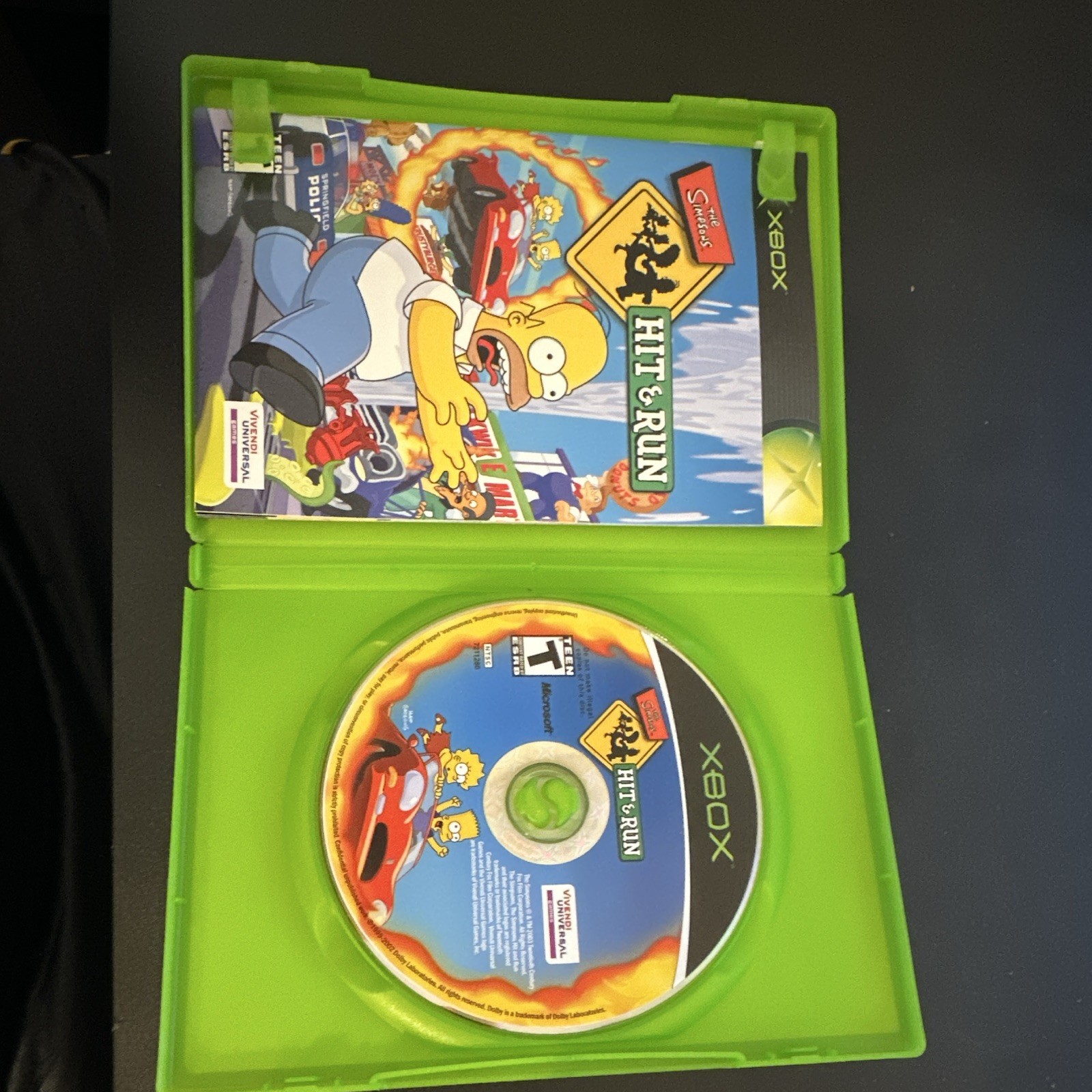 The Simpsons: Hit & Run Microsoft Xbox NTSC-U/C T-Teen Manual Included