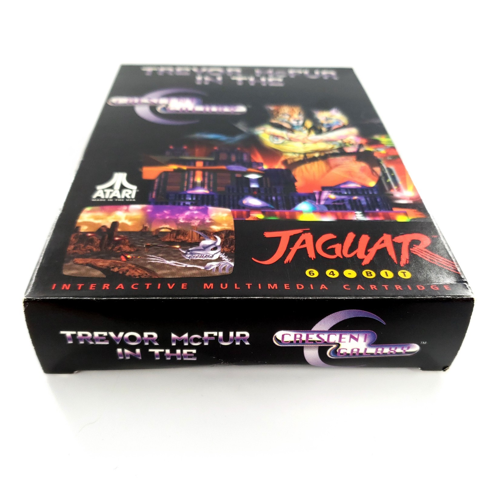 Trevor McFur in the Crescent Galaxy Atari Jaguar Complete w/ Overlay Tested