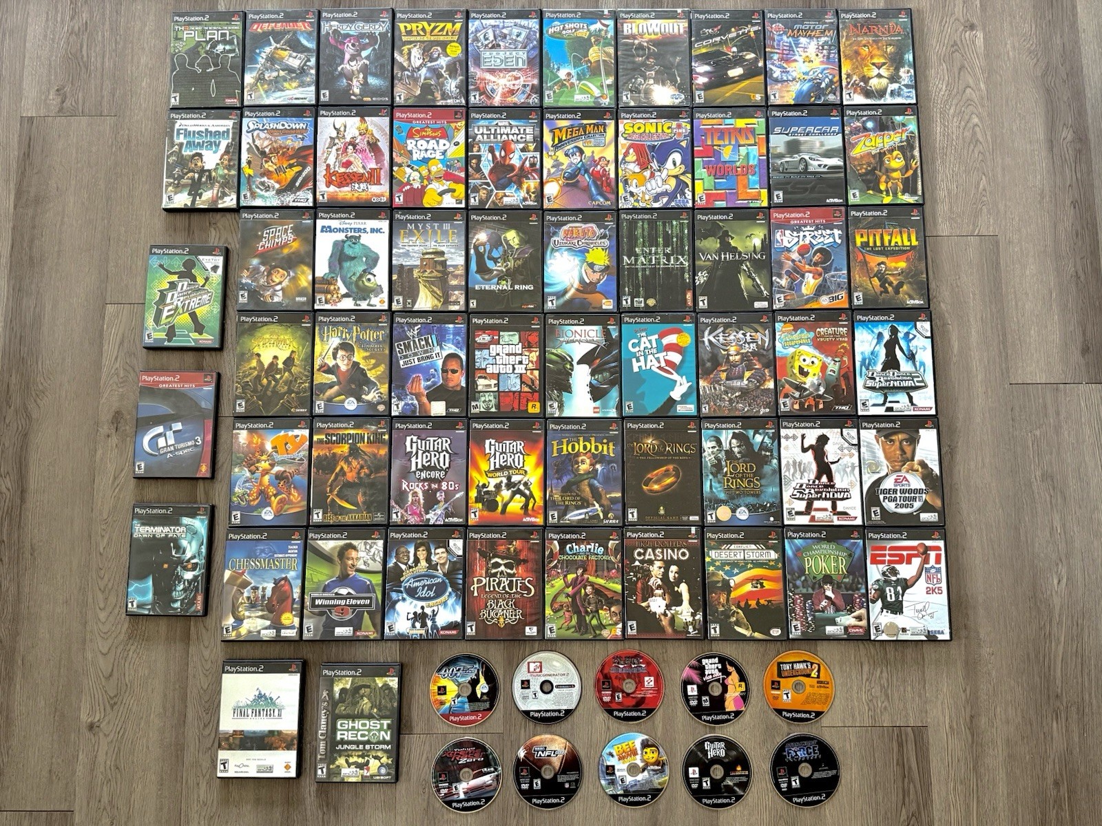 PS2 Lot 71 Games Bundle Collection Most Complete CIB PlayStation 2