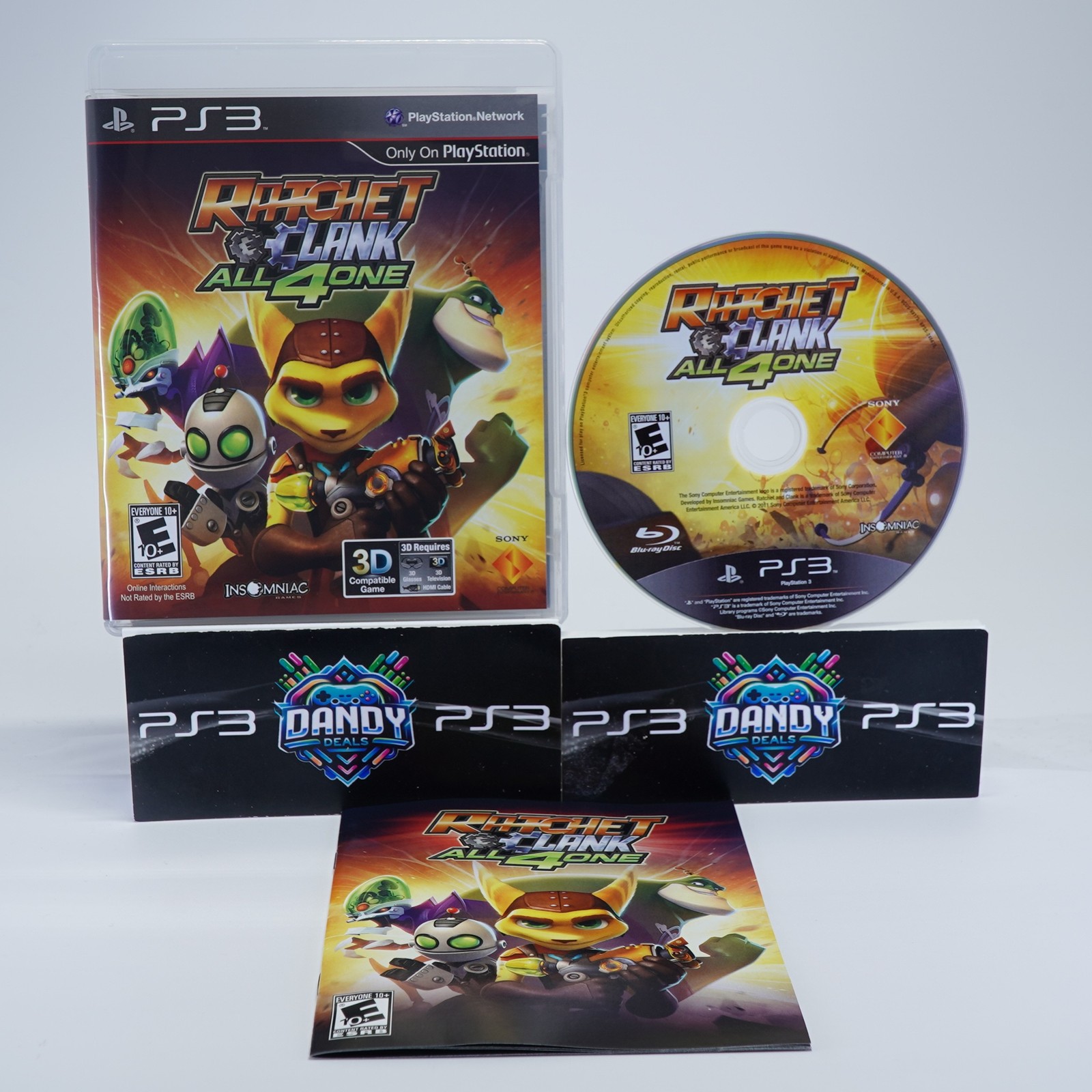 Ratchet & Clank: All 4 One PS3 CIB W/ Manual – PlayStation 3