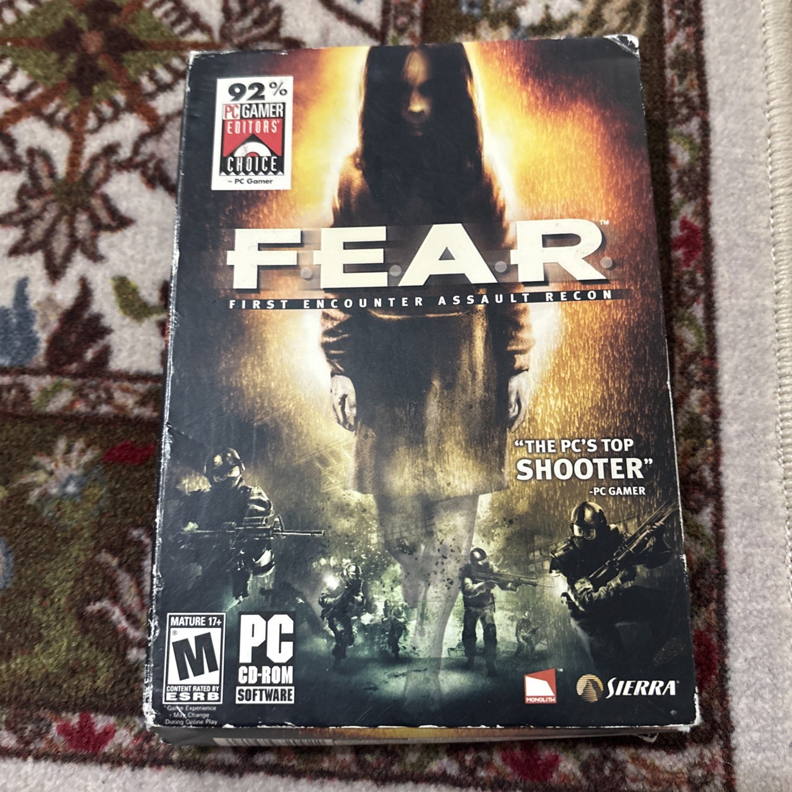 F.E.A.R.: First Encounter Assault Recon (PC, 2005) Complete Disc