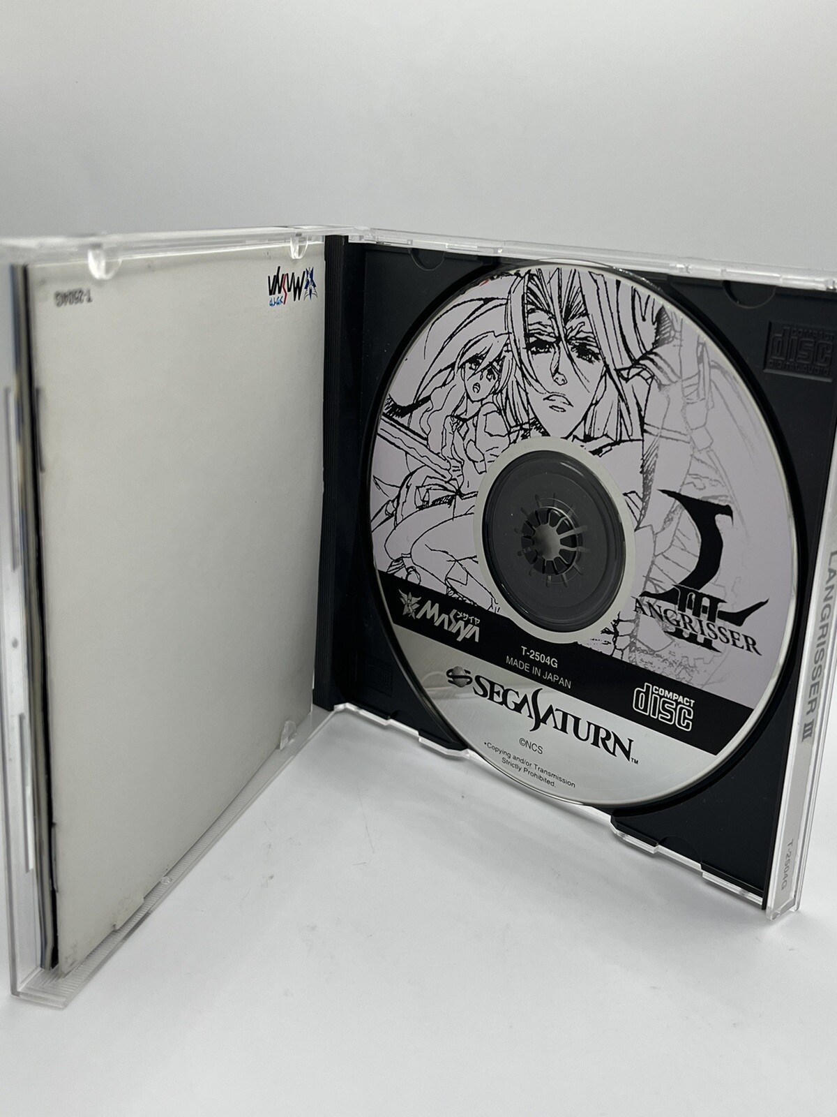 Langrisser III Saturn Game Japan 1996 Masaya Tactical RPG Strategy VTG HTF JRPG