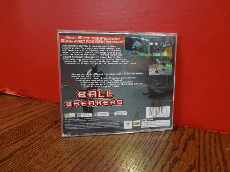 PS1 BALL BREAKERS (Take 2 Interactive, 2000) CIB VGC/NM Untested ~FAST S/H~