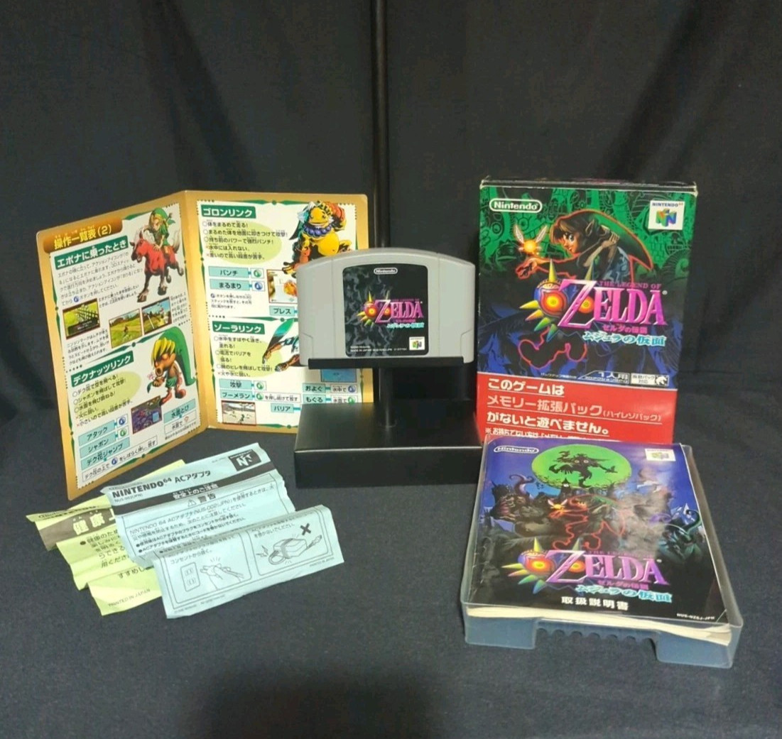 The Legend Of Zelda Majora’s Mask Japanese N64 Complete In Box CIB, US Seller