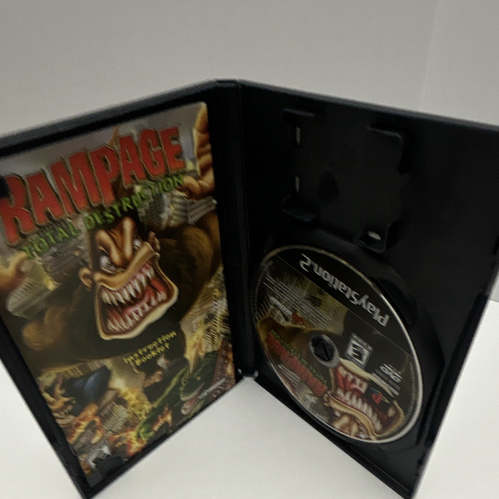 Midway Rampage: Total Destruction PS2 E10+ NTSC-U/C Manual Included