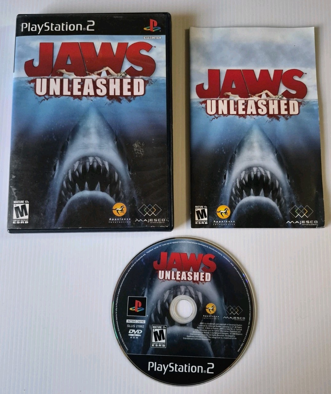 Jaws Unleashed (Sony PlayStation 2, 2006) CIB