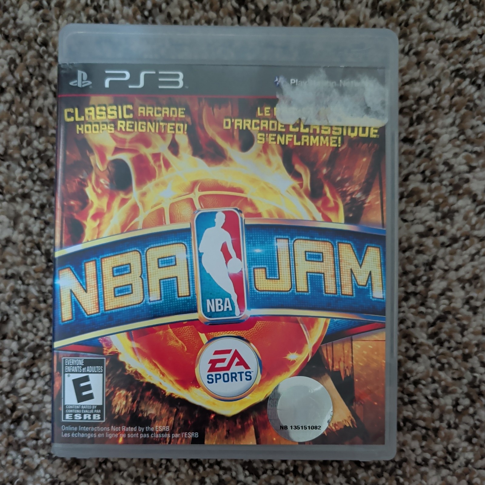 NBA Jam Sony PlayStation 3 PS3 No Manual EA Sports Basketball 2010