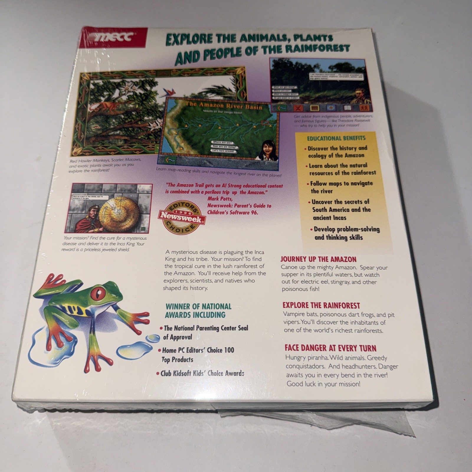 The Amazon Trail By The Learning Company For Windows 95
