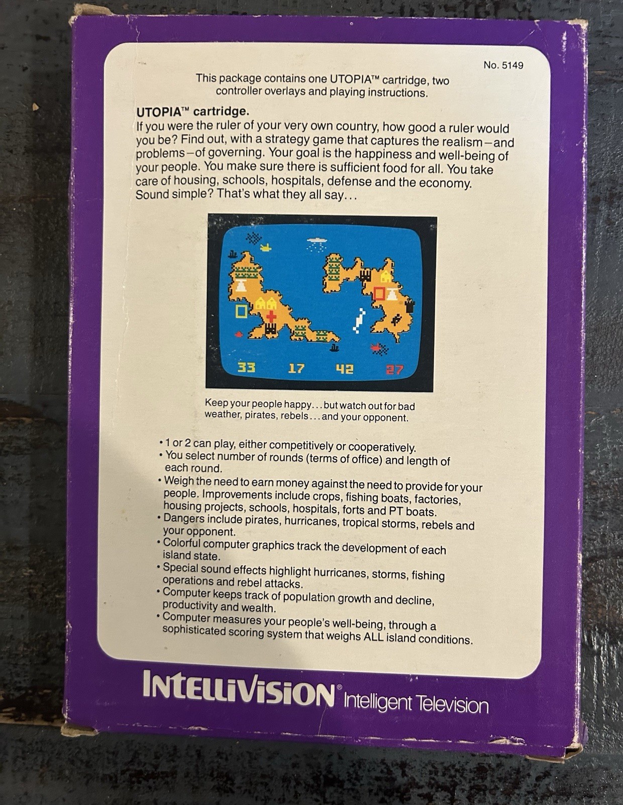 Intelivision Game Lot 8 Games