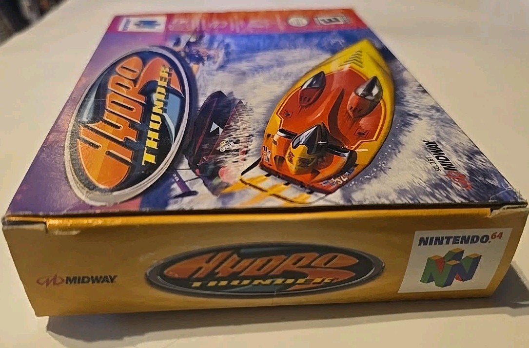 Hydro Thunder (Nintendo 64 N64, 2000) Tested With Box
