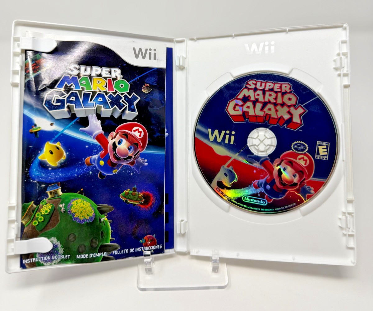 Super Mario Galaxy – Nintendo Wii CIB Excellent Tested Working