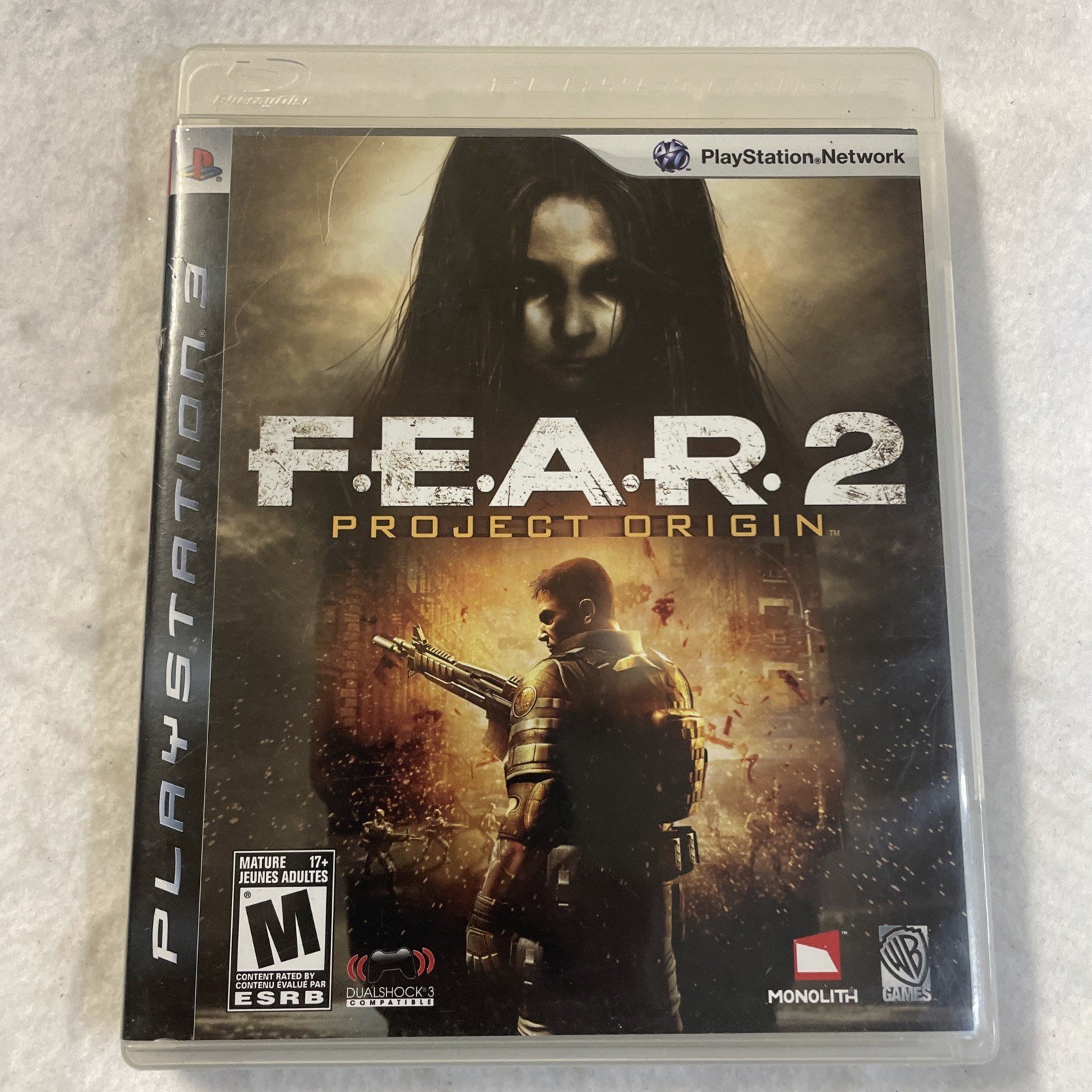 F.E.A.R. 2 Project Origin (2009) PlayStation 3 PS3 Complete CIB Tested!