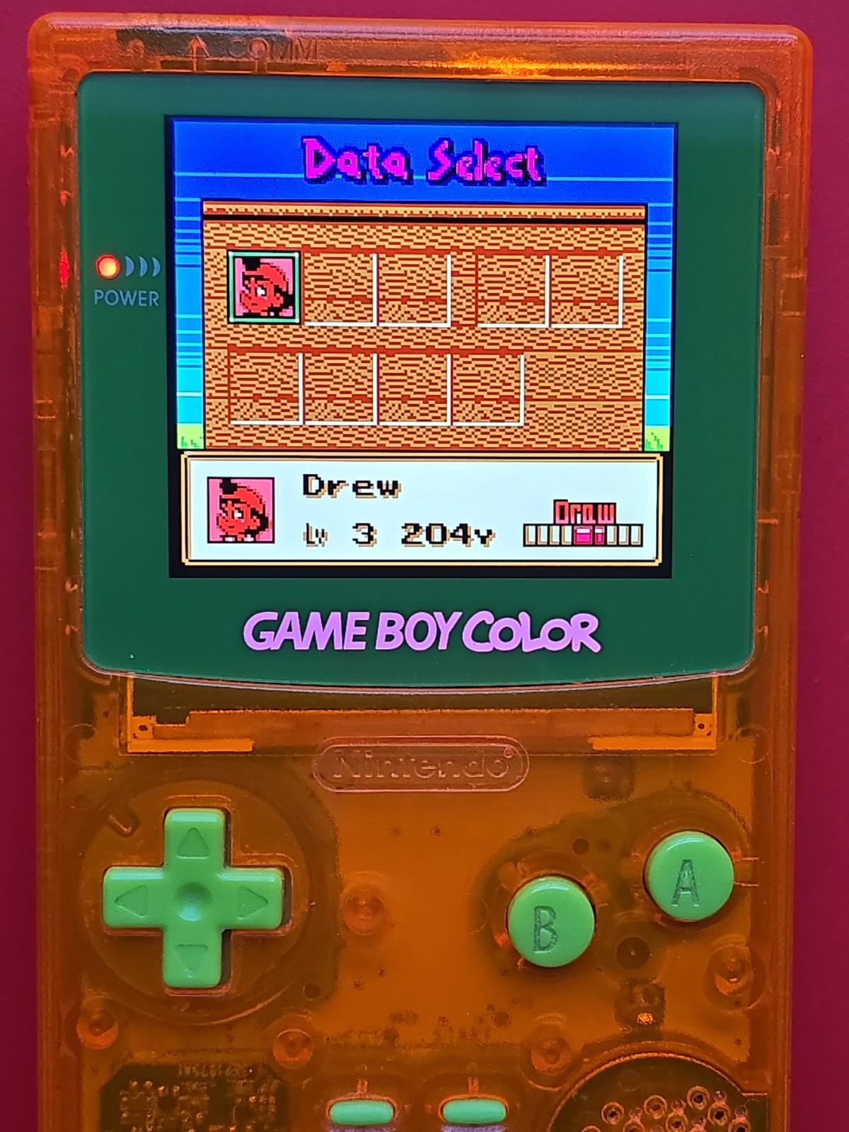 Mario Golf Game Boy Color Nintendo GBC Handheld Vintage Authentic Saves