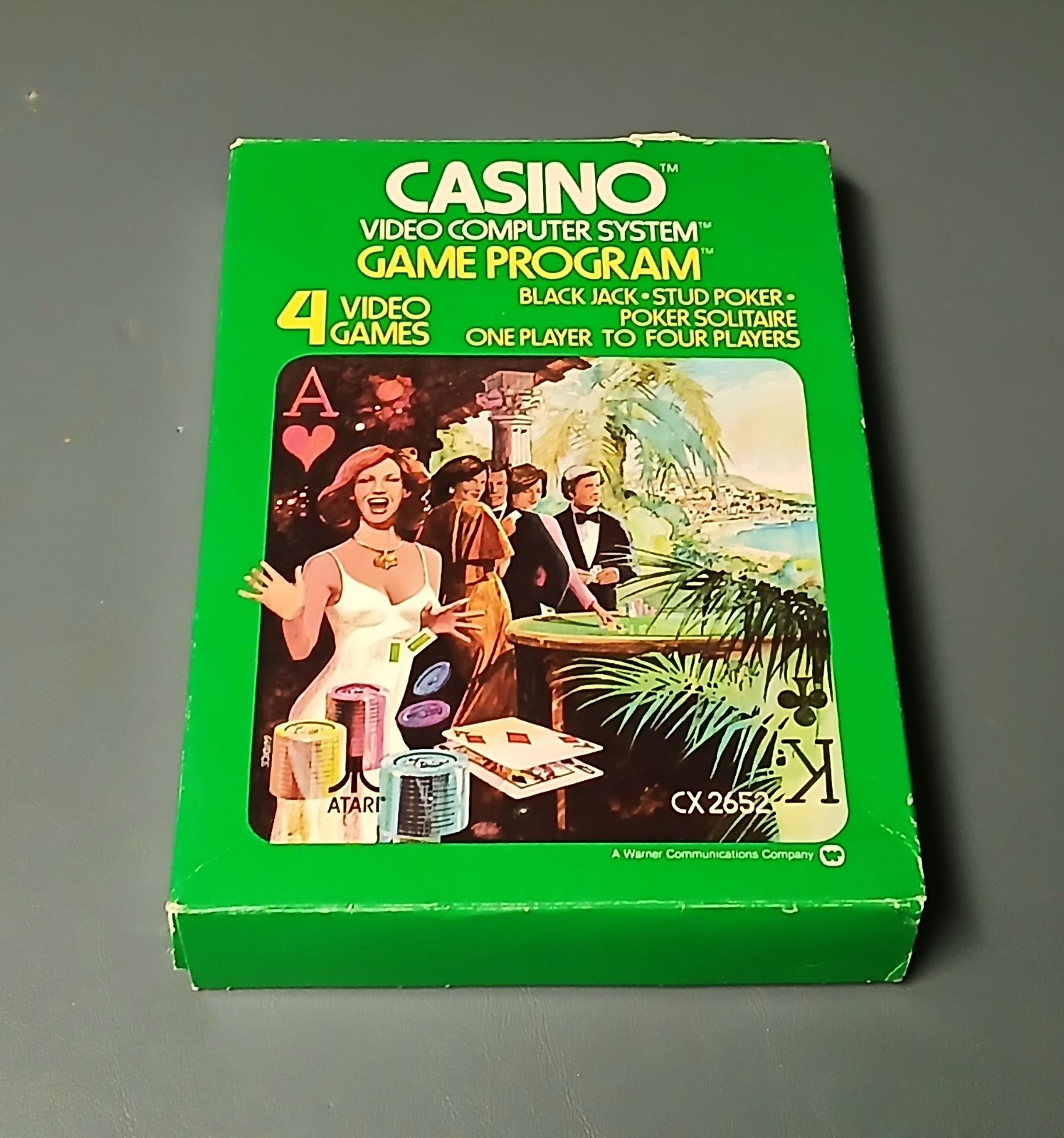 Atari 2600 Casino – Complete In Box (CIB) With Manual And Catalog
