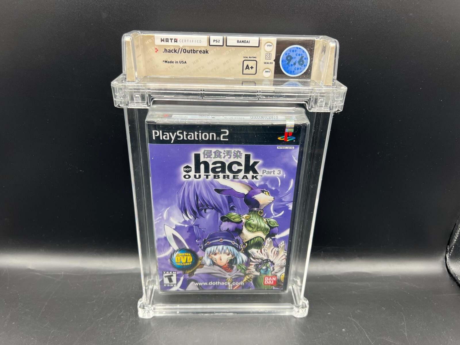 .hack Outbreak Part 3 Sony PS2 WATA 9.6 A+ FACTORY SEALED MINT RARE VGA