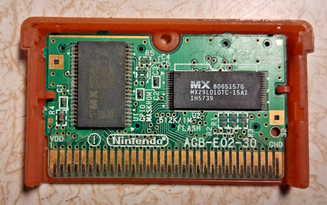 Authentic Pokemon: FireRed Version (Nintendo Game Boy Advance) (LABEL DAMAGED)