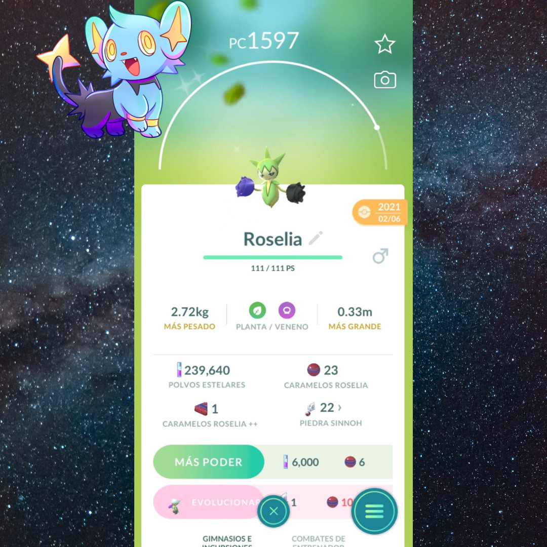 Roselia Shiny Registered or 30 Day Trade | Pokémon Go ✨