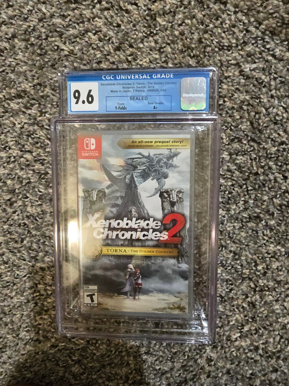Xenoblade Chronicles 2: Torna Switch FIRST PRINT CGC 9.6 A+ Not VGA/PSA/Wata