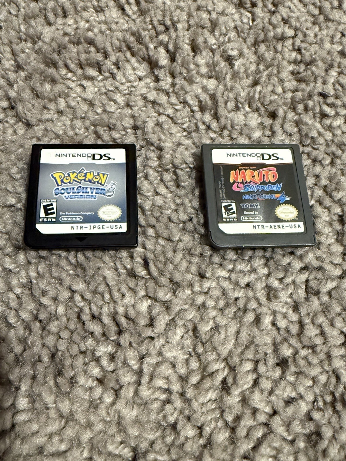 Pokemon: SoulSilver Version + Naruto Shippuden: Ninja Council 4 Nintendo DS