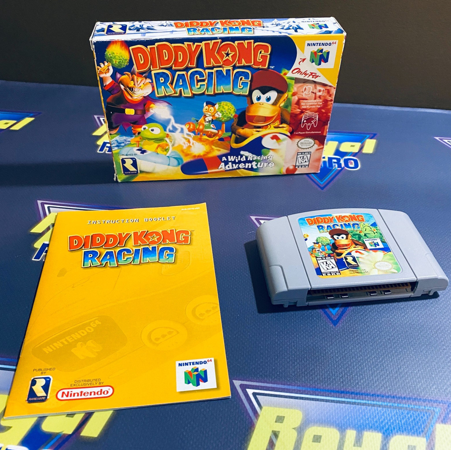 Diddy Kong Racing (Nintendo 64 N64, 1997) CIB Complete Tested & Working