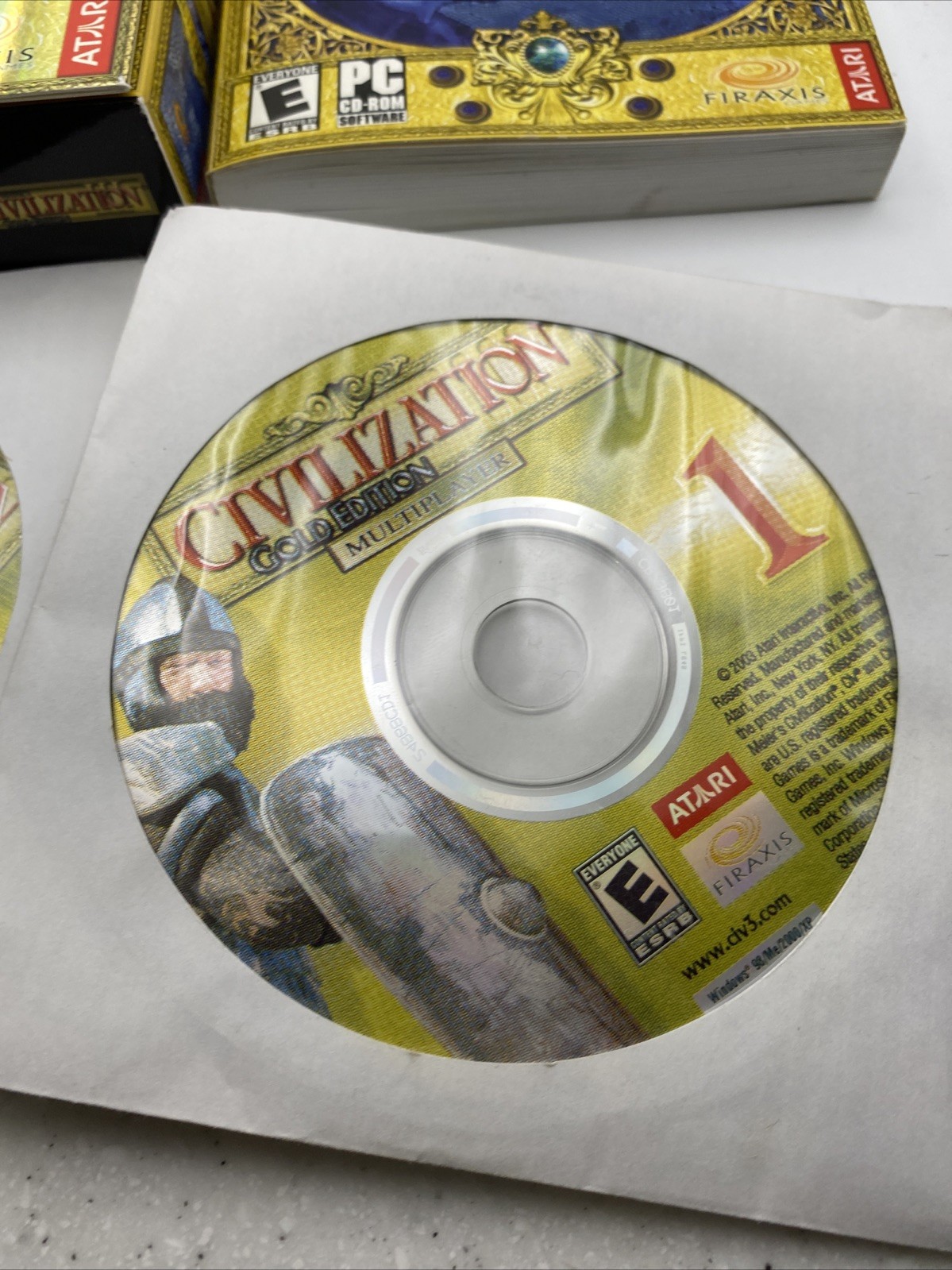 Sid Meier’s Civilization III: Gold Edition (PC, 2003) Complete