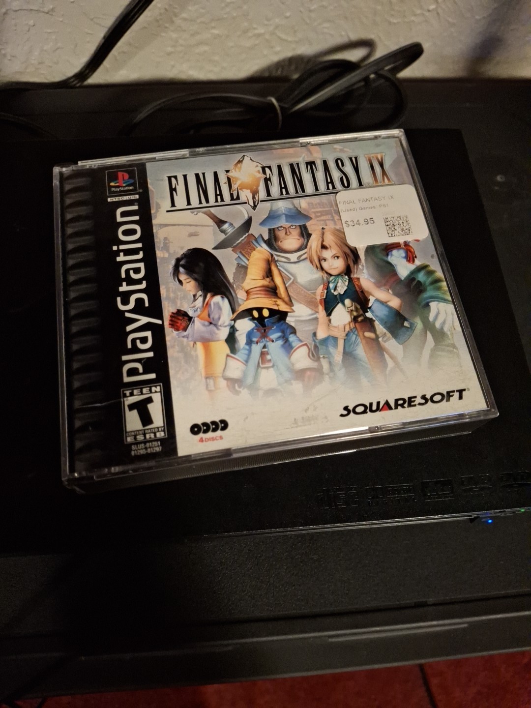 Final Fantasy IX Black Label for PlayStation 1 CIB Tested Working