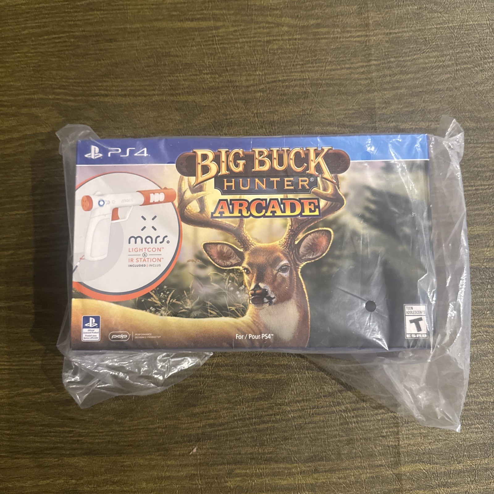 Big Buck Hunter Arcade PS4 NIB PDP Mars Lightcon Hunting