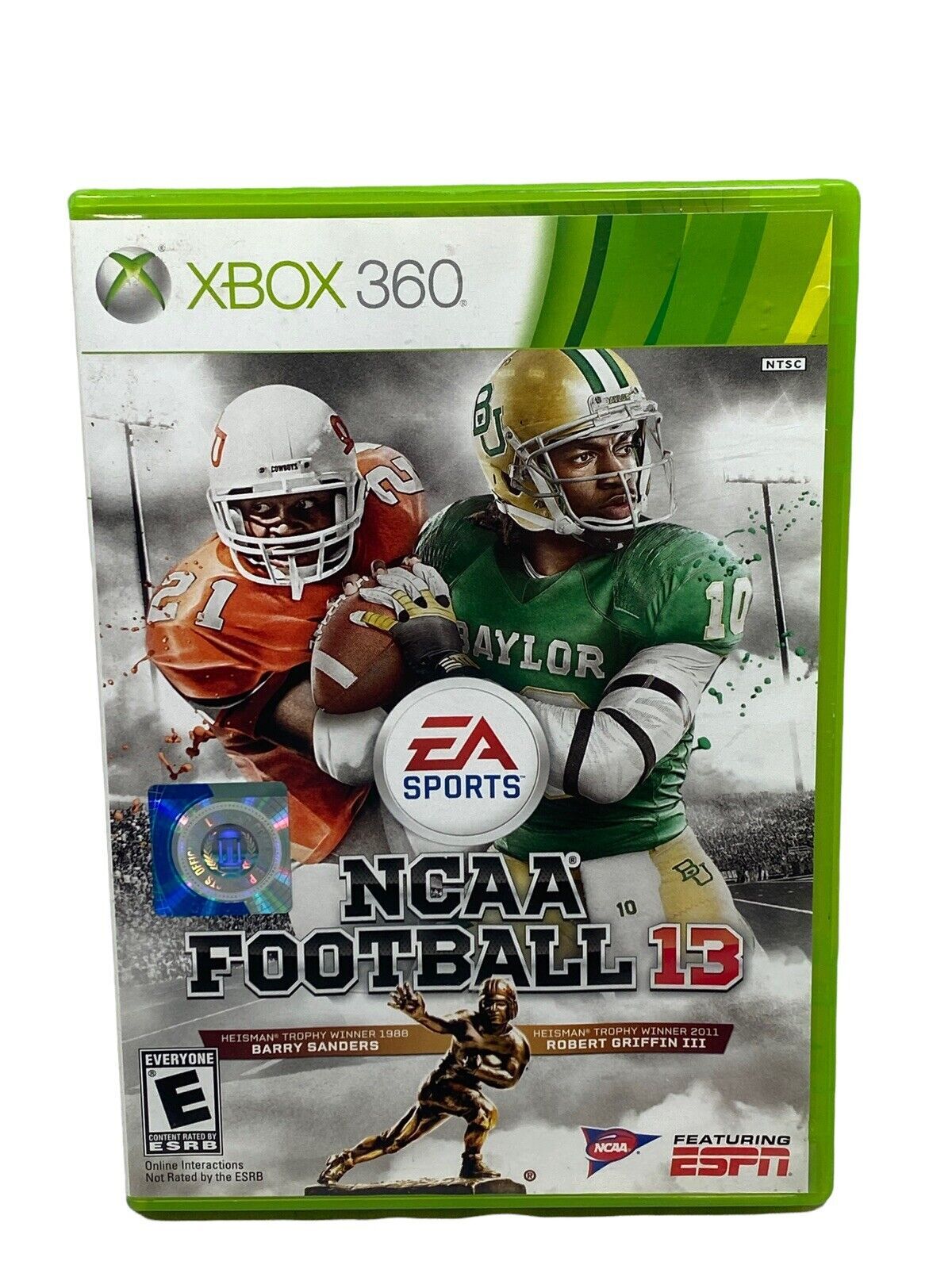 NCAA Football 13 (Microsoft Xbox 360, 2012) No Original Case.