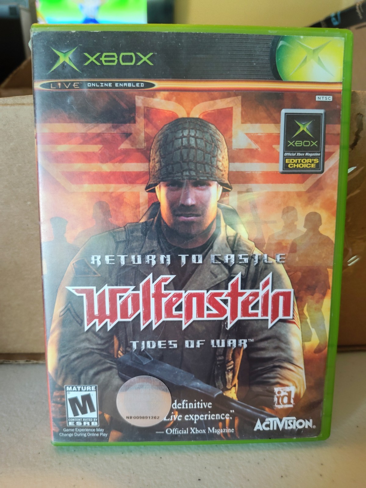 Return to Castle Wolfenstein: Tides of War (Microsoft Xbox, 2003) CIB