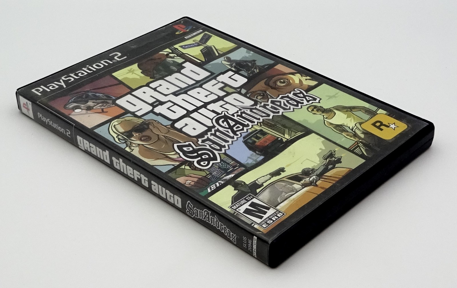 Grand Theft Auto: San Andreas PlayStation 2 PS2 2004 w/ Manual & Memory Card