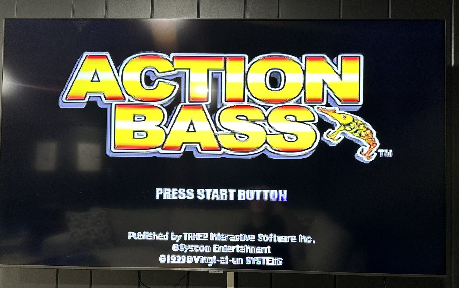 Action Bass For PS1- Disc Only- Tested