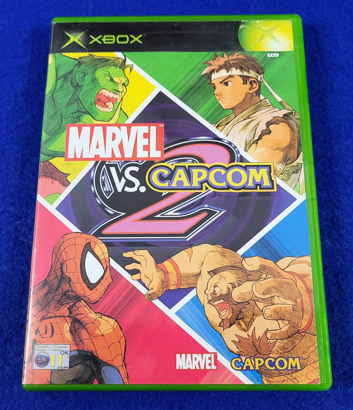 xbox MARVEL vs CAPCOM 2 Game Microsoft PAL UK VERSION