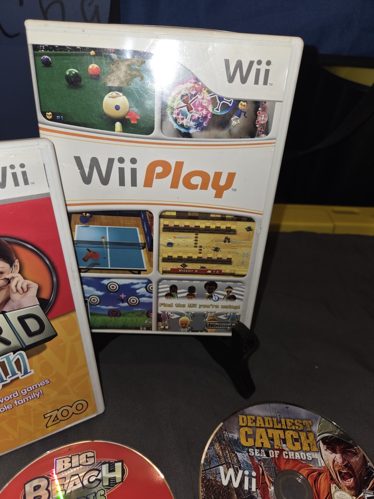 Wii Game Lot (4) Various Titles (2) Disc Only (2) Cib