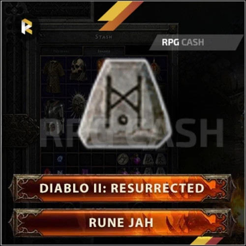Jah Rune – Diablo 2 Resurrected D2r Diablo 2 – Softcore Non Ladder – Xbox PC