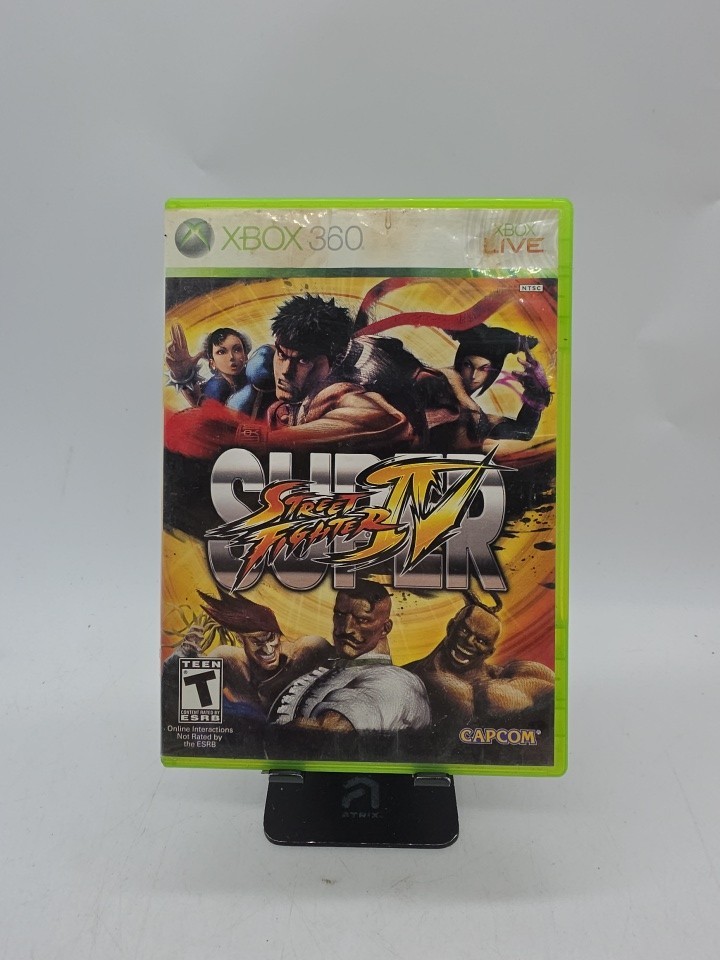 Capcom Super Street Fighter IV Xbox 360 Game And Case Near Mint Tested Working
