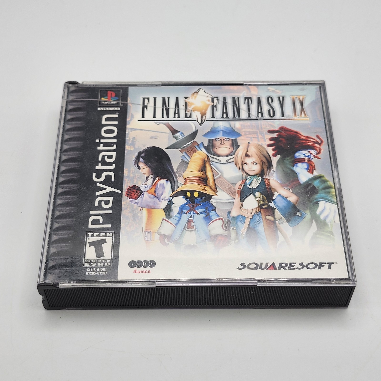 Black Label Final Fantasy IX (9) PS1 PlayStation 1 No Manual 4 Discs Tested