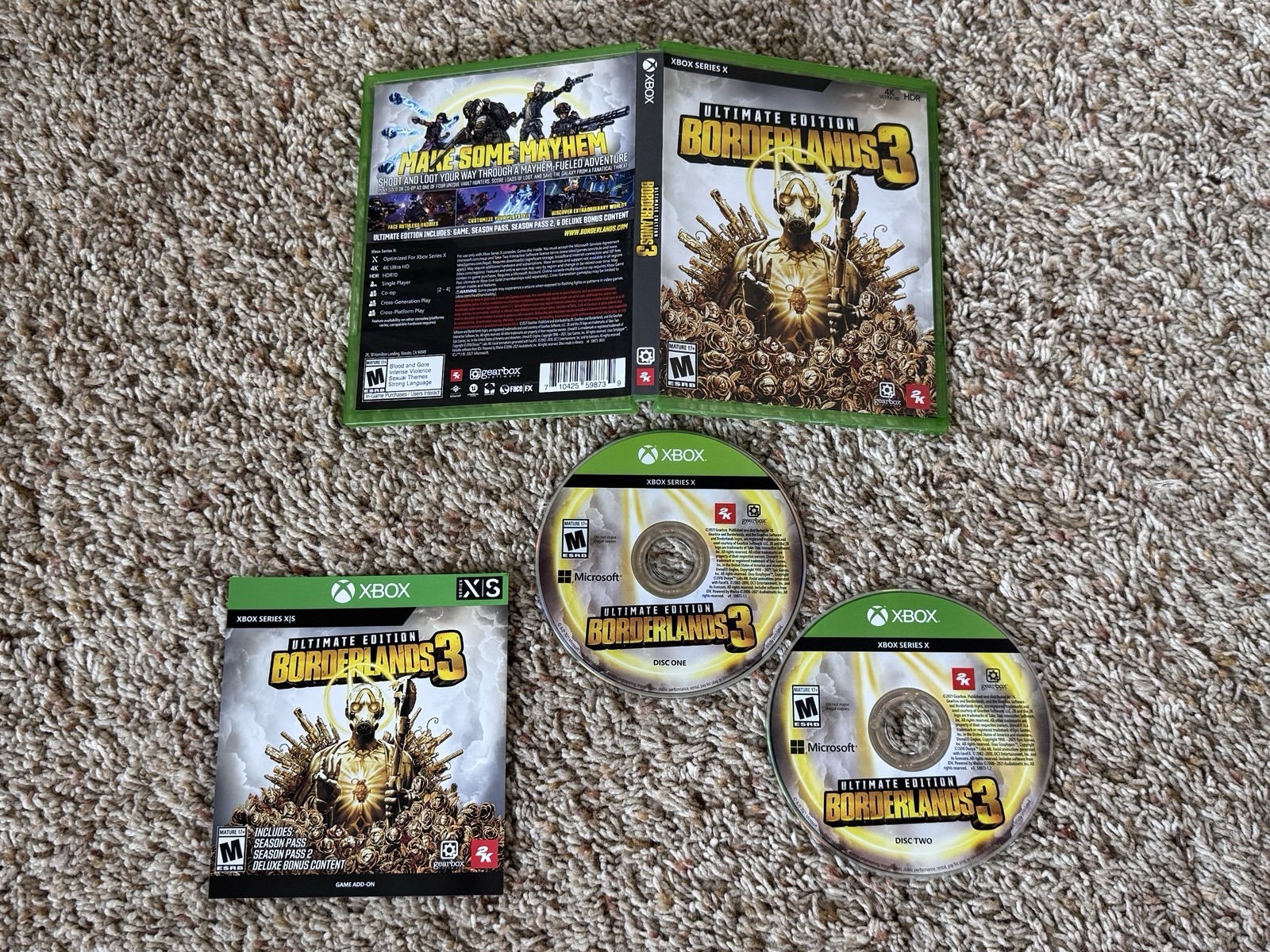 Borderlands 3 Ultimate Edition – Xbox Series X, XBX, Complete USA Version, Rare