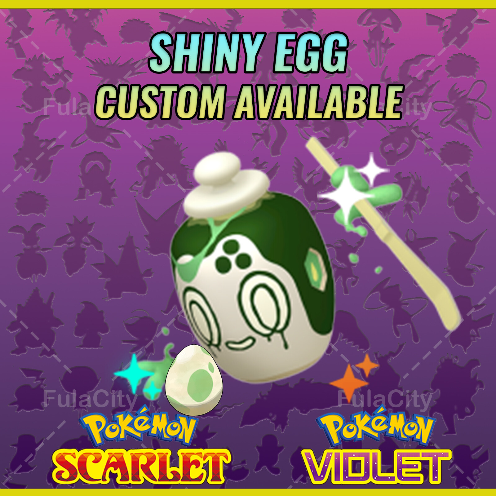 POLTCHAGEIST ✨ SHINY EGG 6 IV ✨ POKEMON SCARLET VIOLET ✨ TEAL MASK DLC ✨