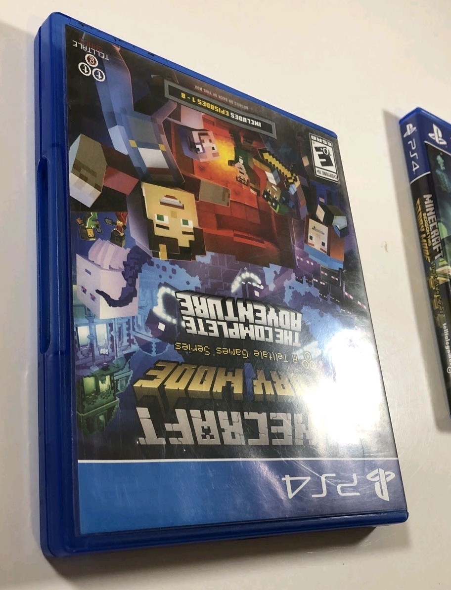 Minecraft Story Mode The Complete Adventure AND Season Two (PlayStation 4 / PS4)