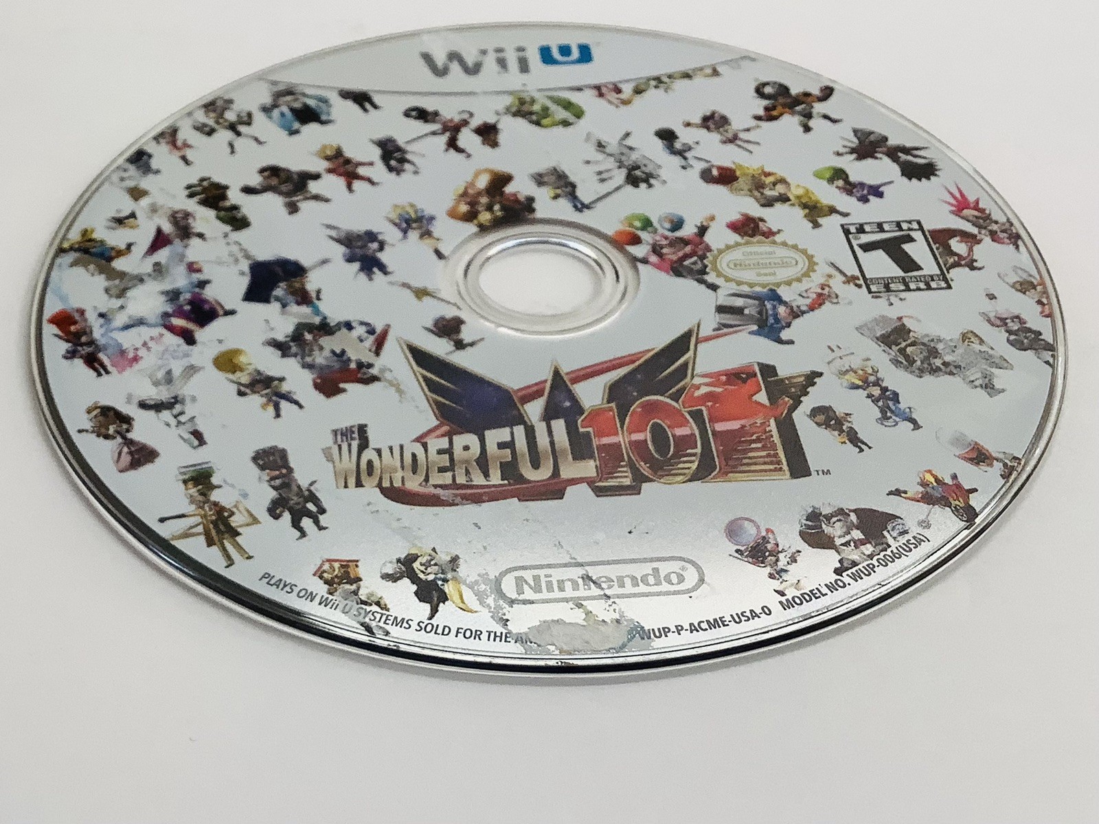 The Wonderful 101 (Nintendo Wii U) Disc Only! FREE SHIPPING (G)