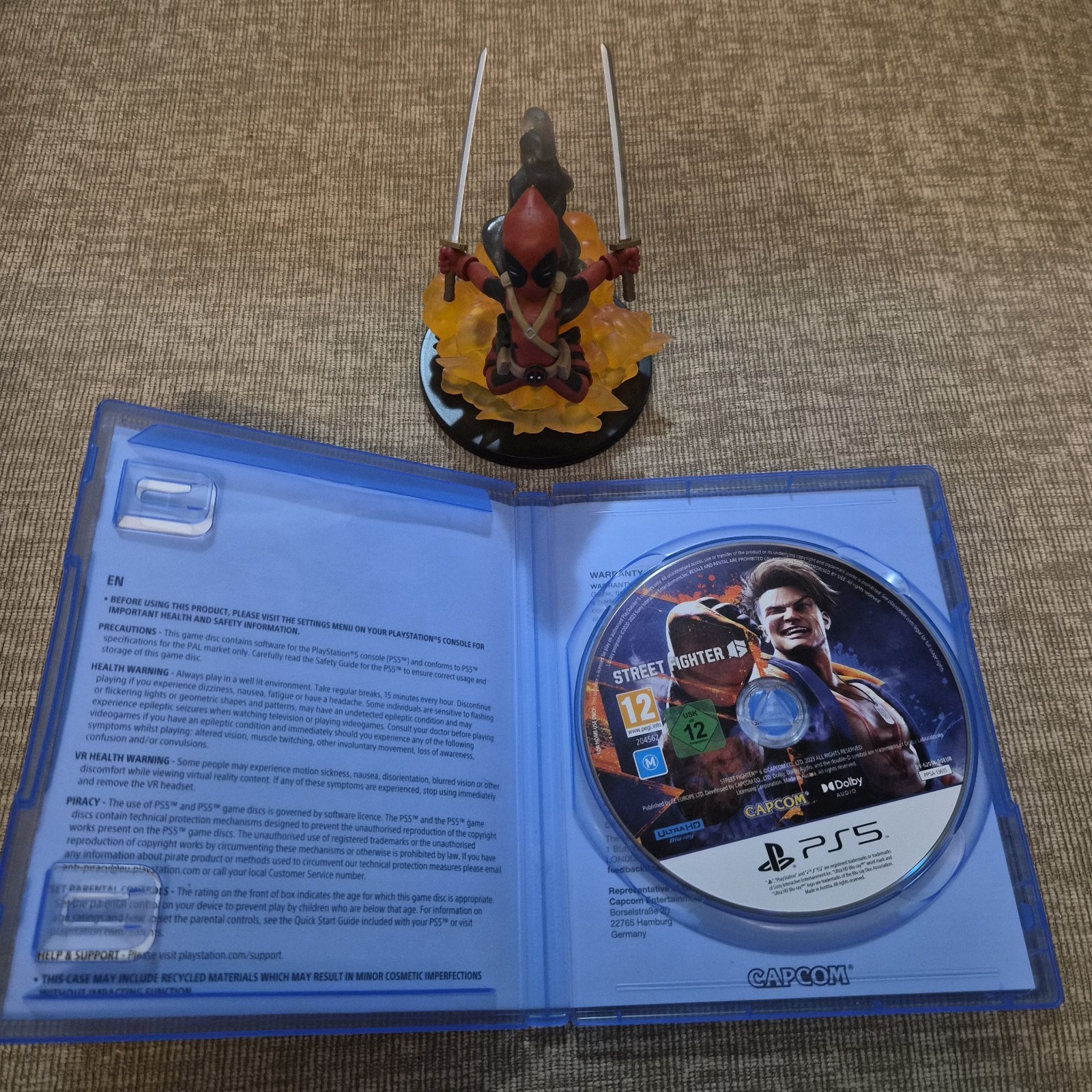 Street Fighter 6 (Sony PlayStation 5 PS5, 2023) PS5 DISC AND CASE READY TO SHIP