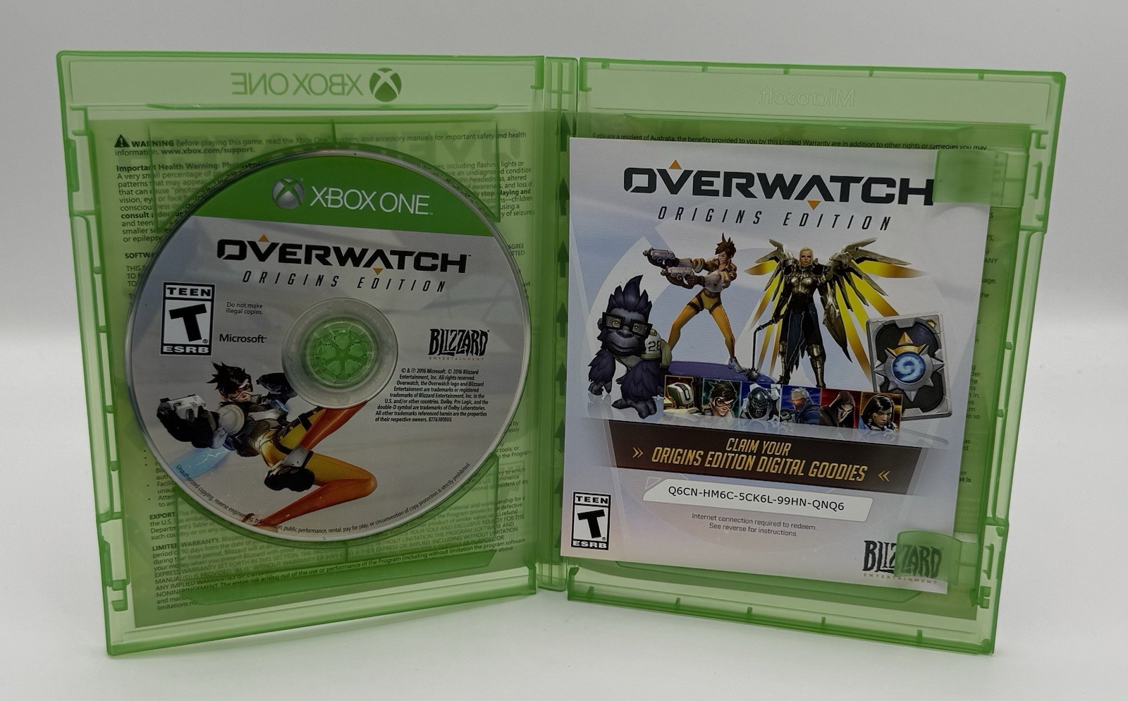 Blizzard Entertainment Overwatch: Origins Edition Xbox One 2016 CIB