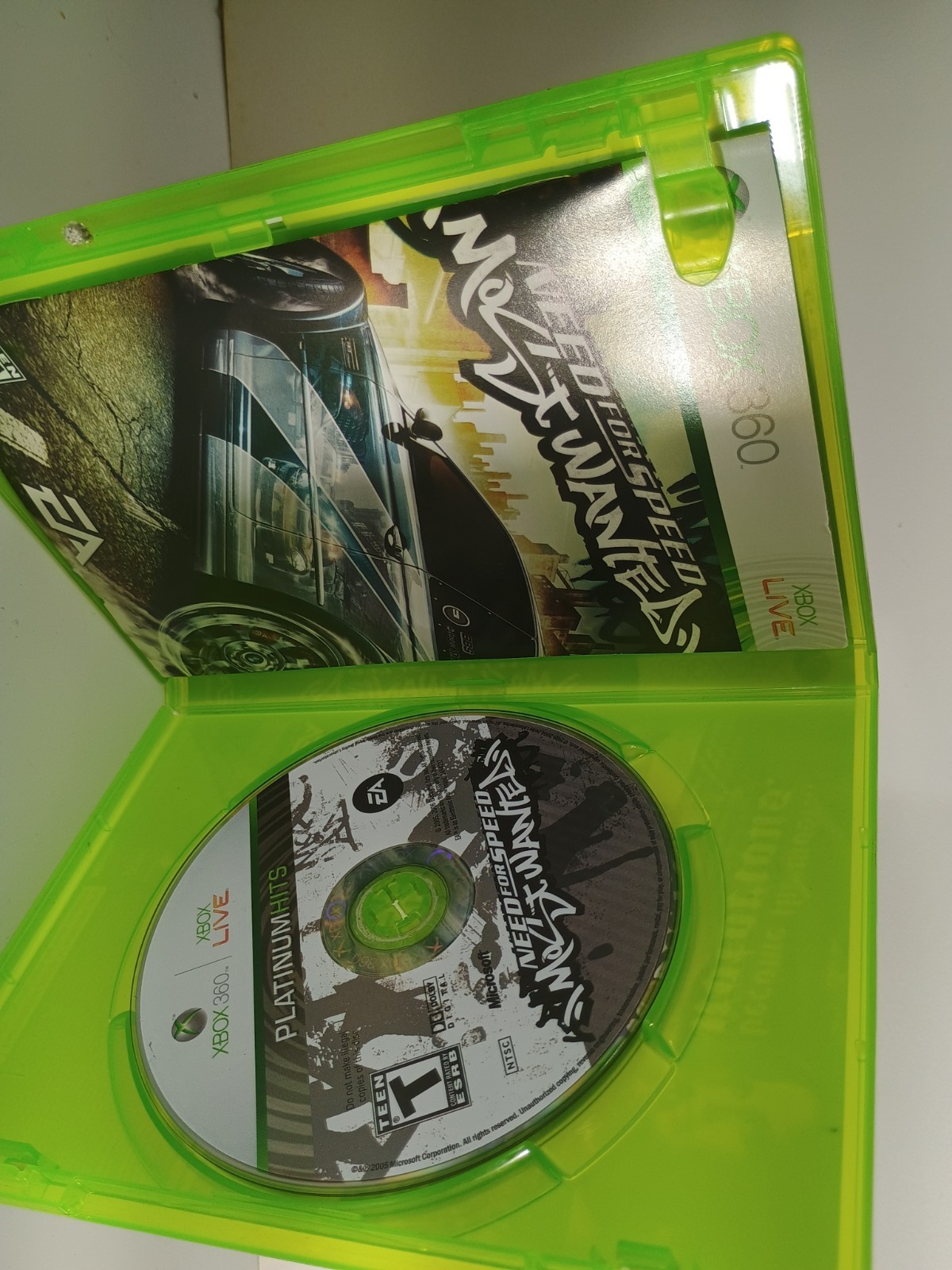 Need for Speed: Most Wanted (Microsoft Xbox 360, 2005) COMPLETE! Tested! Working