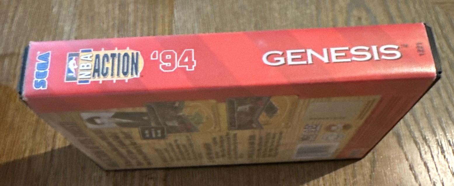 NBA Action ’94 Basketball (Sega Genesis) Great Condition CIB Tested Authentic