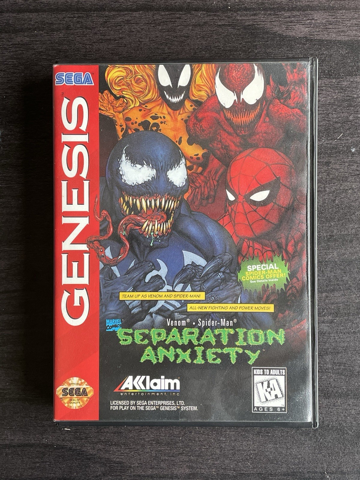 Separation Anxiety (Sega Genesis, 1995) No Manual – Tested/Works