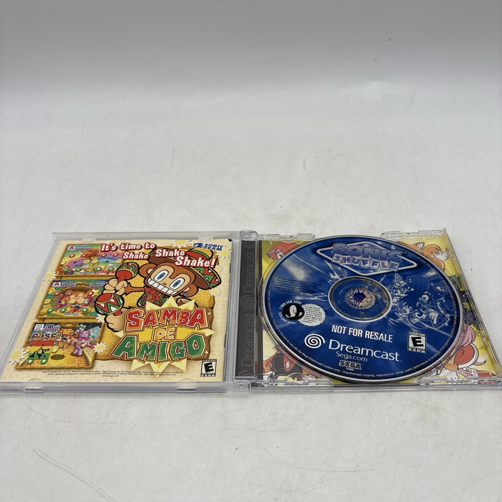 Sonic Shuffle the Hedgehog Sega Dreamcast NFR Complete w/ Manual CIB Tested