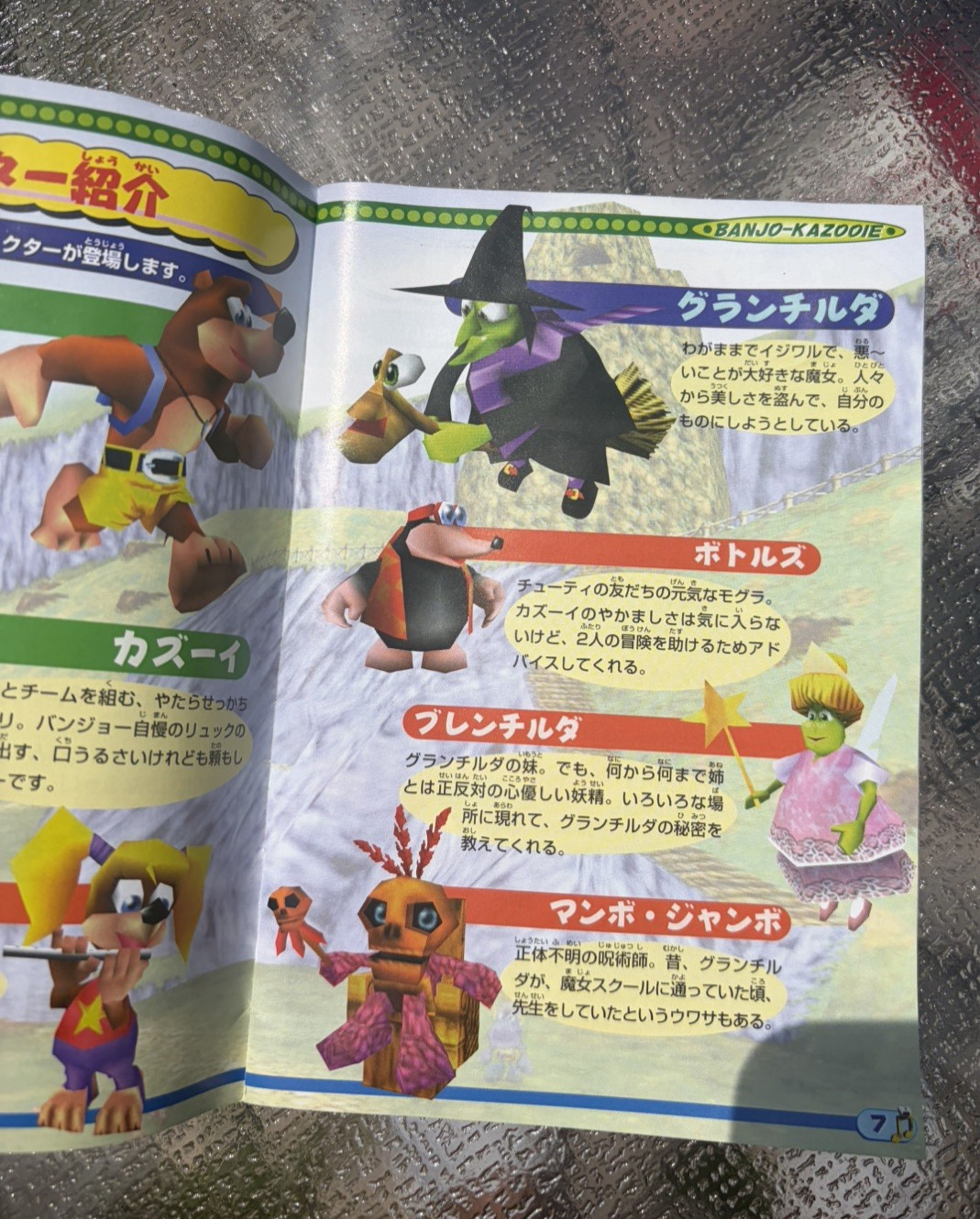 * Japan Import – Banjo Kazooie Daibouken (Nintendo 64 N64) Complete CIB