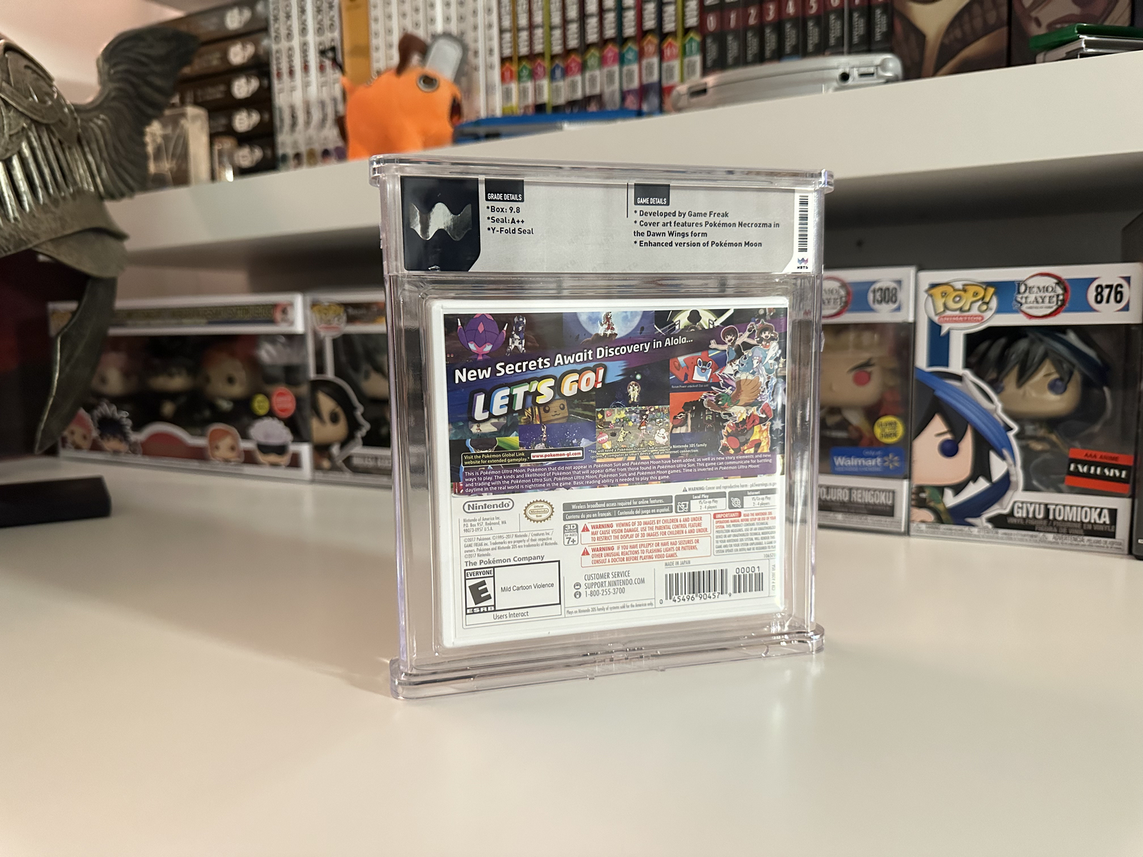 Pokémon Ultra Moon – Nintendo 3DS – WATA Graded 9.8 A++, Sealed – US Edition