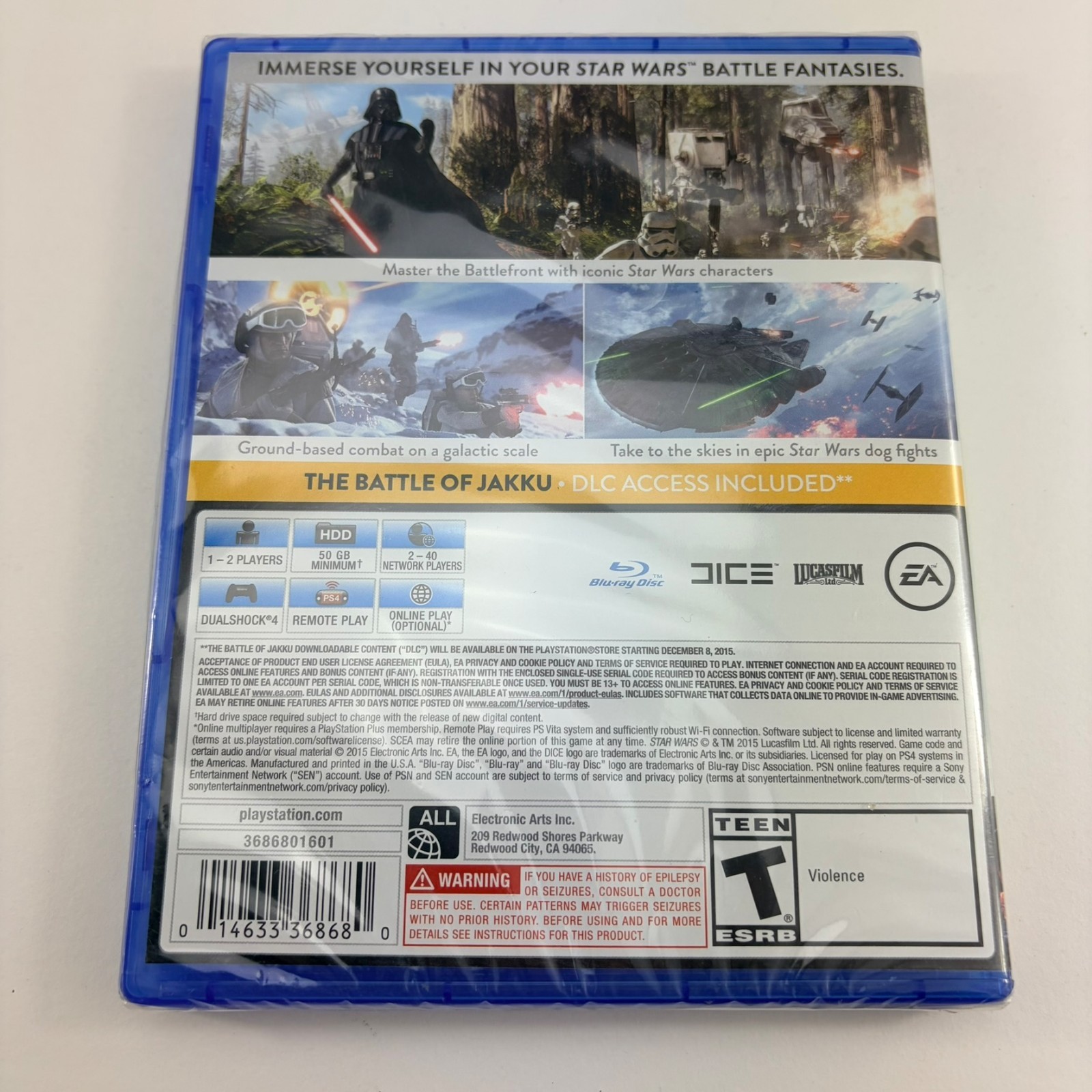 Star Wars: Battlefront Standard Edition PS4 PlayStation 4, EA Brand New Sealed