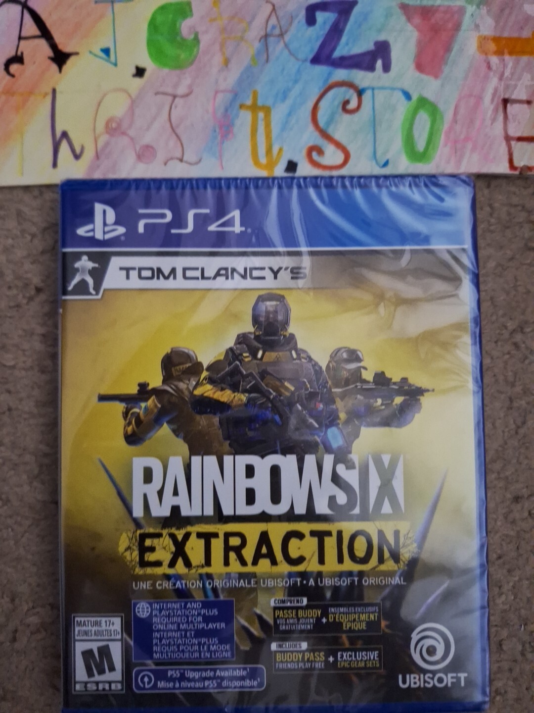 TOM CLANCYS RAINBOW SIX EXTRACTION – Playstation 4, Brand New